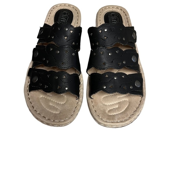 NWT Women's Cliffs by White Mountain Caring Wedge Sandals 10 - Picture 1 of 4